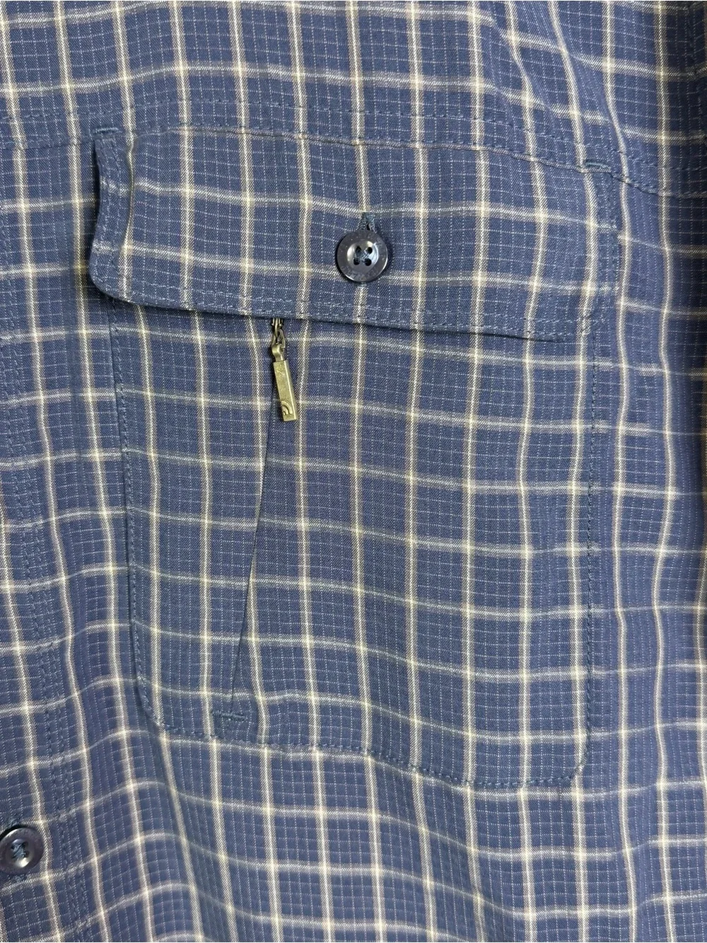 The North Face Men’s Sz M Vintage Y2K Plaid Modal Hiking Travel Shirt Gorpcore